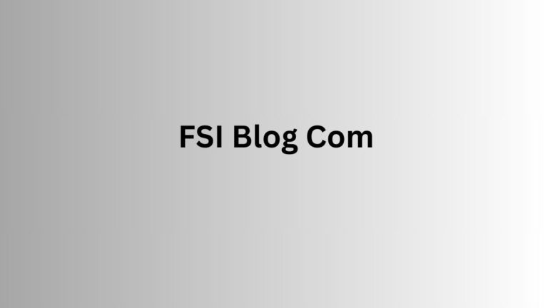 FSI Blog Com